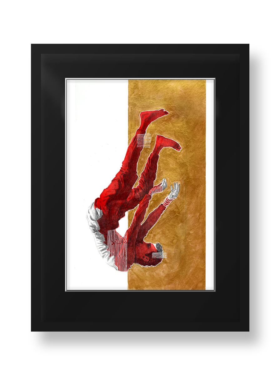 Rote Serie – Fall 01 (gerahmt)